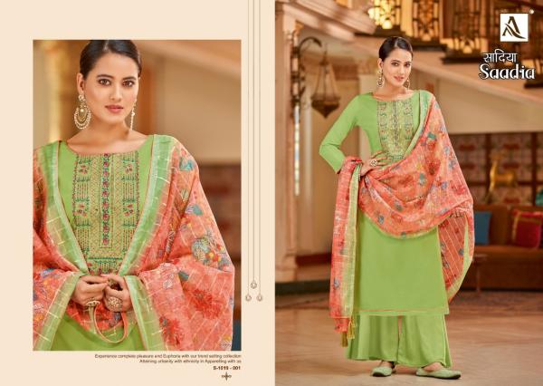 Alok Saadia Zam Cotton Designer Embroidery Dress Material Collection